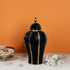 Elysian Garden Decorative Vase And Showpiece - Small (Black)